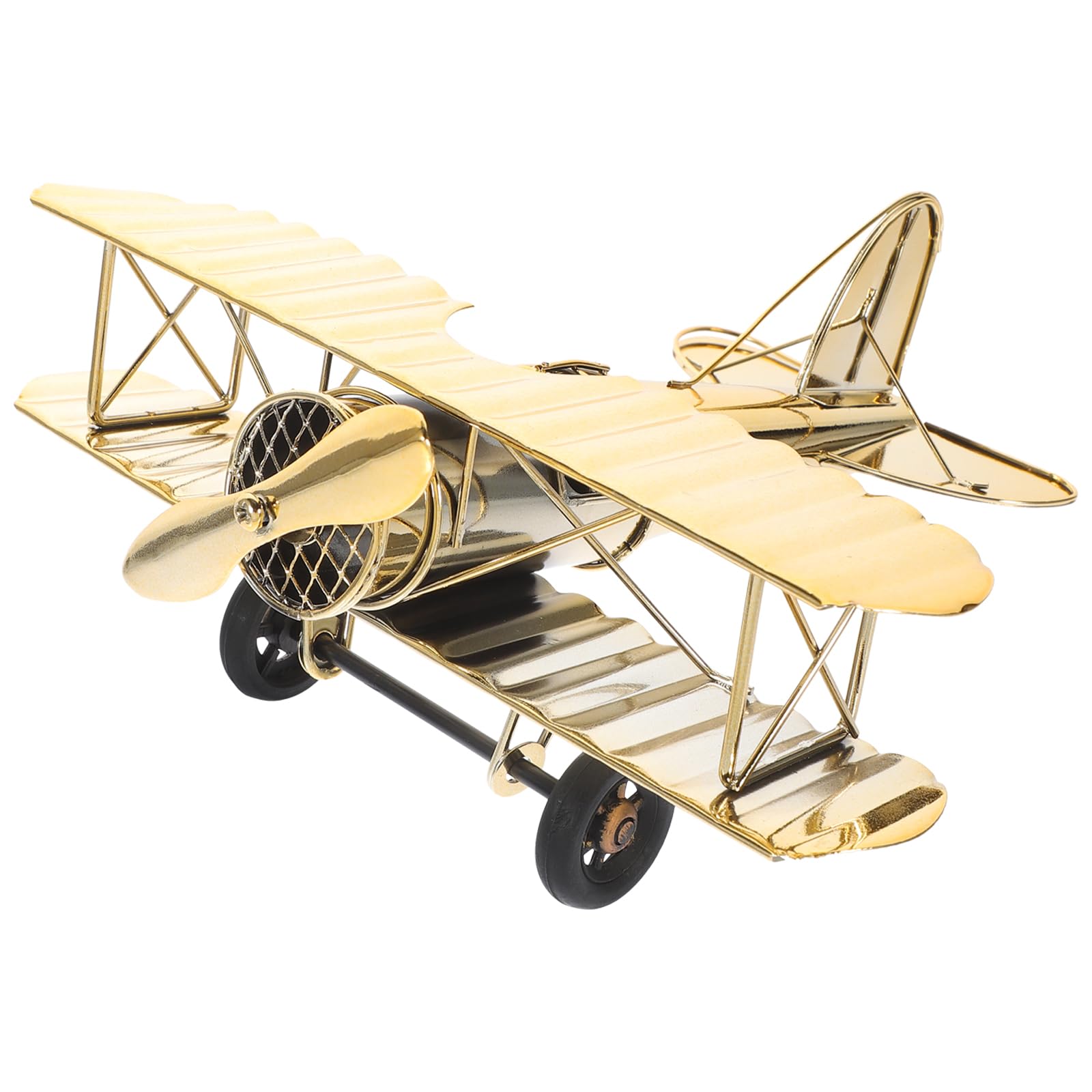 Amazon.com: DECHOUS Metal Vintage Airplane, Gold Metal Airplane